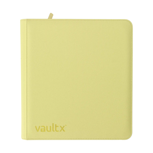 12-Pocket Exo-Tec® Zip Binder Pastel Yellow