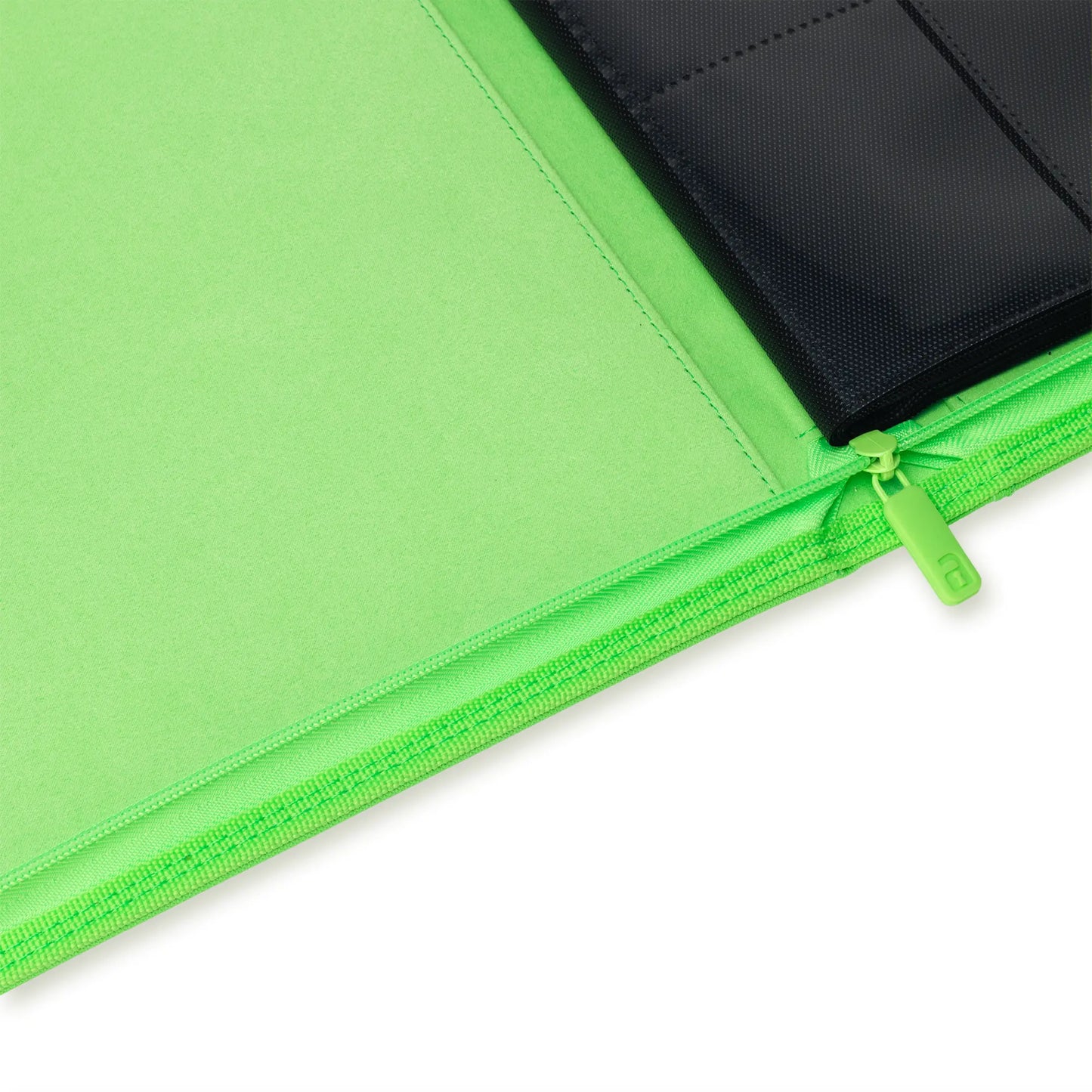 9-Pocket Exo-Tec® Zip Binder Neon Green