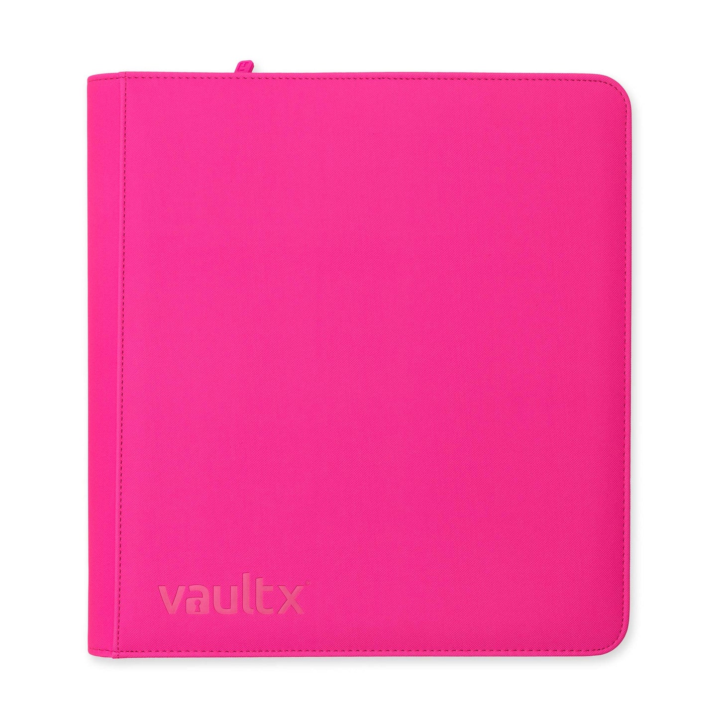 12-Pocket Exo-Tec® Zip Binder Neon Pink