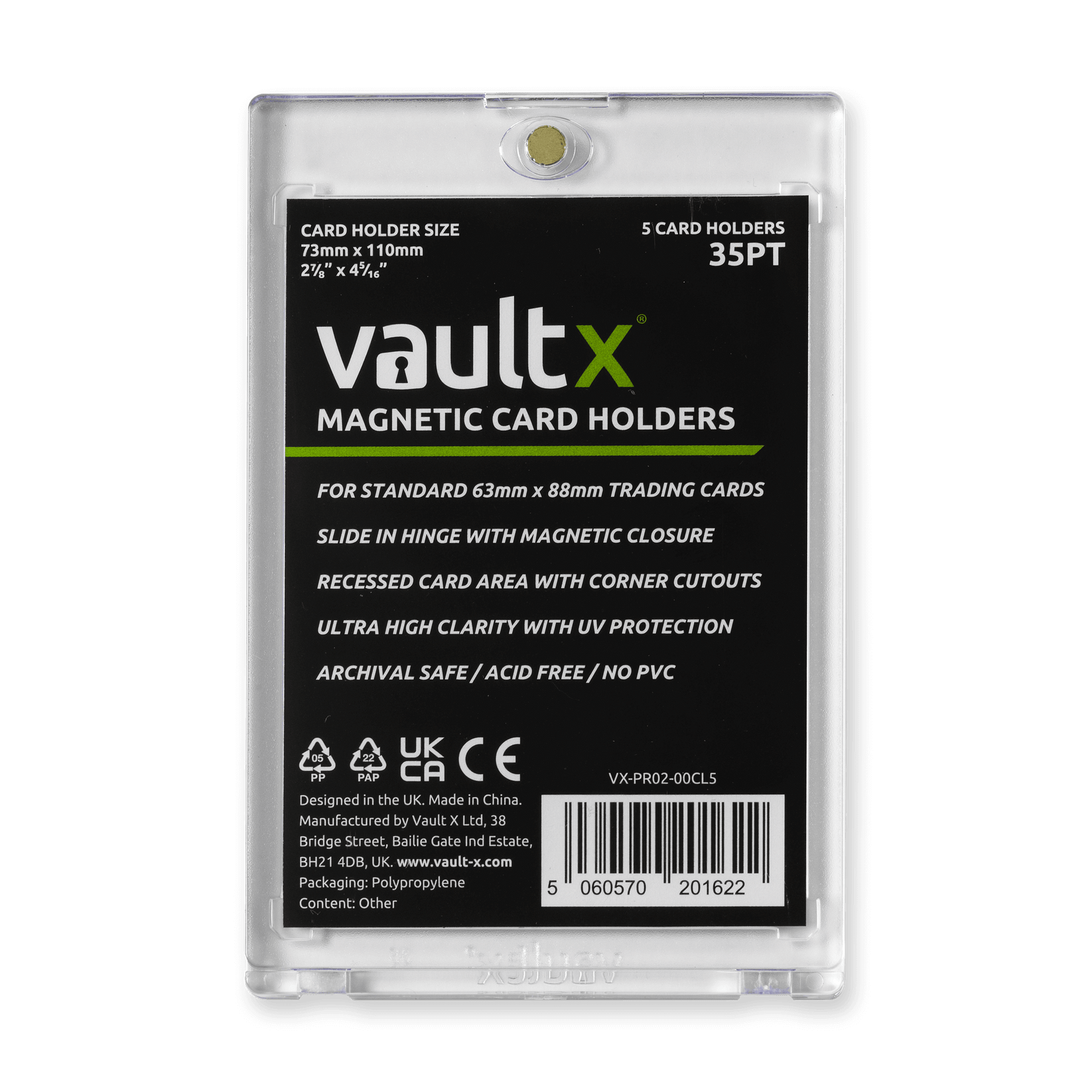 Magnetic Card Holders 35pt – Vault X UK